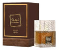 Khamrah Qahwa Lattafa Eau de Parfum 100ml — frasco e embalagem