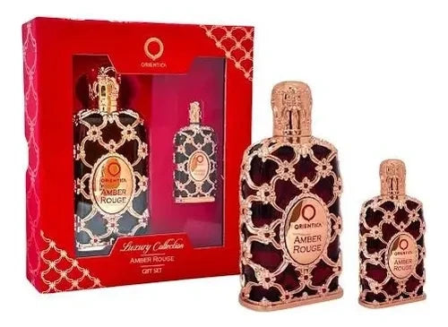 Kit Amber Rouge Orientica Eau de Parfum kit presente 2 peças