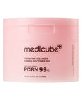 Medicube Pdrn Pink Collagen Toning Gel Toner Pad, disponível na Now Parfum.