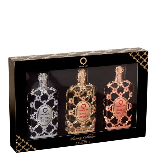 Kit Royal Bleu Orientica Eau de Parfum kit presente 3 peças