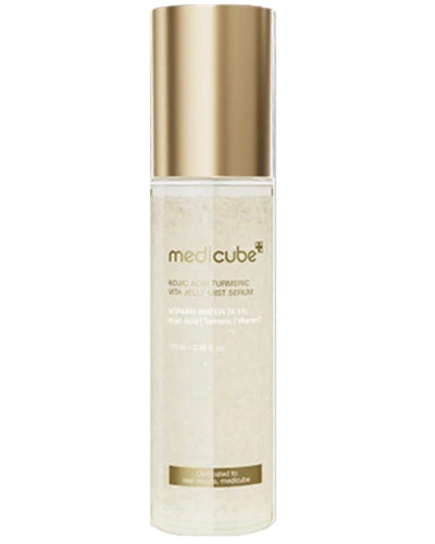 Medicube Kojic Acid Turmeric Vita Jelly Mist Serum, disponível na Now Parfum.