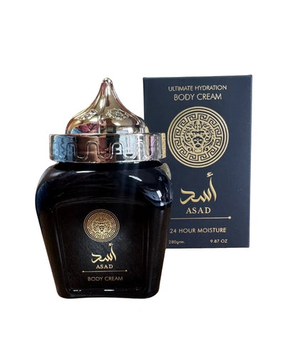 Kit Asad Lattafa - Perfume e Creme Hidratante Corporal 280g