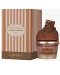 Give Me Choco Overdose Lattafa Eau de Parfum 75ml — frasco e embalagem
