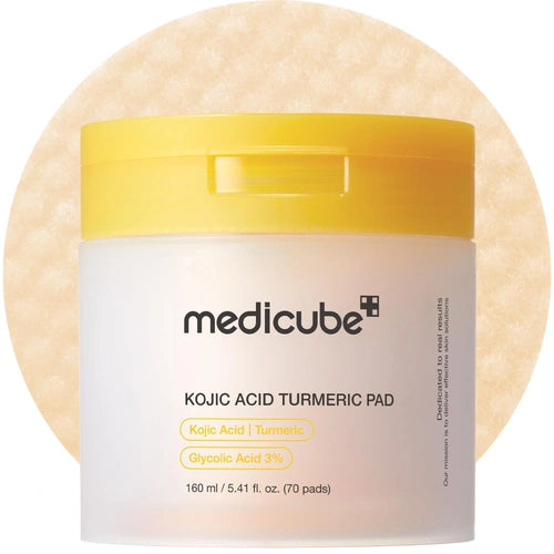 Medicube Kojic Acid Turmeric Pad, disponível na Now Parfum.