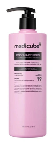 Medicube Rosemary Pdrn Cooling Thickening Shampoo, disponível na Now Parfum.
