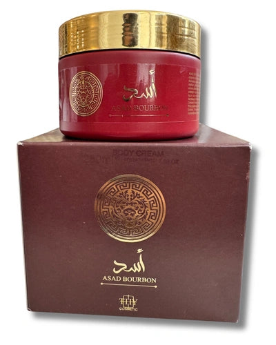Kit Asad Bourbon Thy Cosmetic - Perfume e Creme Hidratante Corporal 200g