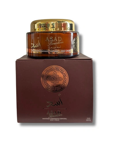 Kit Asad Bourbon Afeer - Perfume e Creme Hidratante Corporal 250g