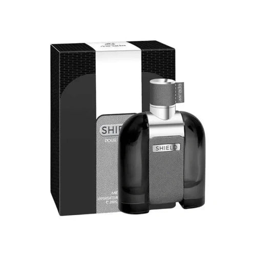 Shield Pour Homme Mirada Eau de Parfum 100ml — frasco e embalagem