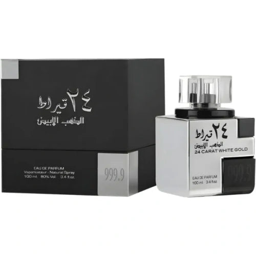 24 Carat White Gold Lattafa Eau de Parfum 100ml