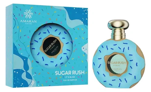 Sugar Rush It's Bliss Amaran Eau de Parfum 100ml — frasco e embalagem