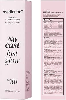 Medicube Collagen Glow Sunscreen SPF 50+, disponível na Now Parfum.