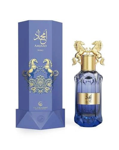 Frasco do perfume Amjaad Noble da Le Falconé, disponível na Now Parfum.