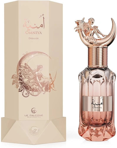 Frasco do perfume Omniya Dreamer da Le Falconé, disponível na Now Parfum.