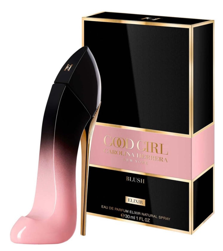Frasco do perfume Good Girl Blush Elixir da Carolina Herrera, disponível na Now Parfum.