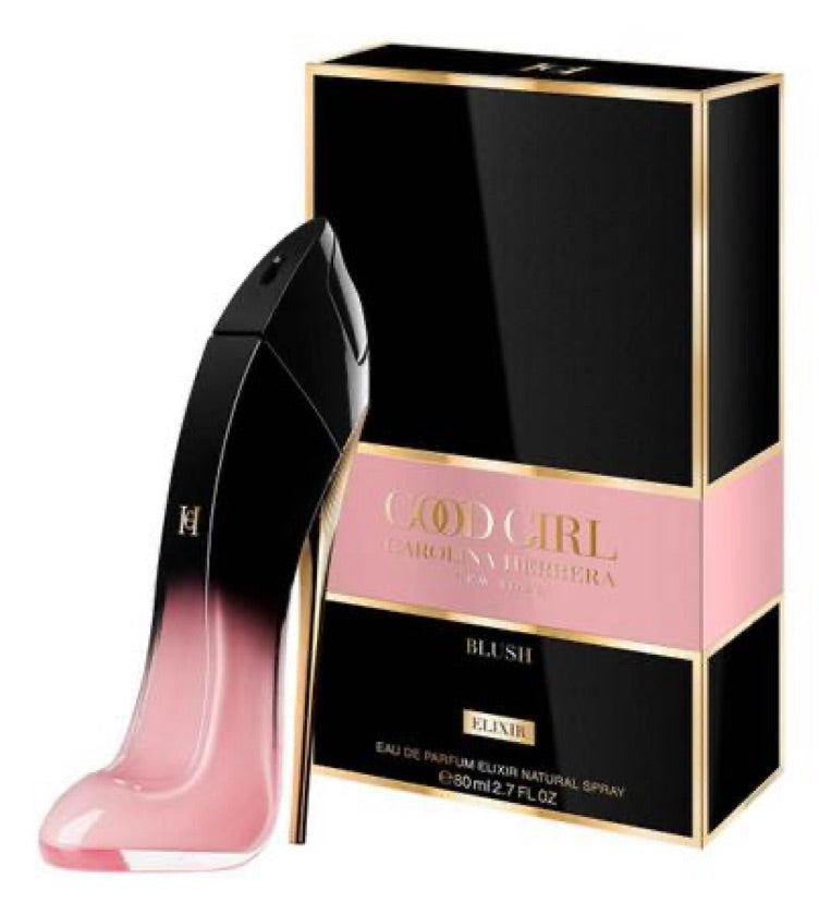 Frasco do perfume Good Girl Blush Elixir da Carolina Herrera, disponível na Now Parfum.