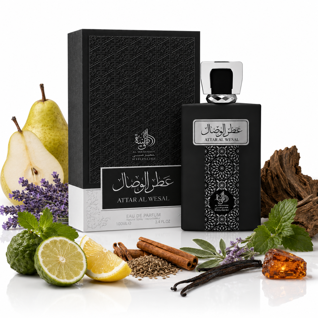 Al Wataniah Attar Al Wesal – Eau de Parfum Oriental Especiado Unissex 100ml