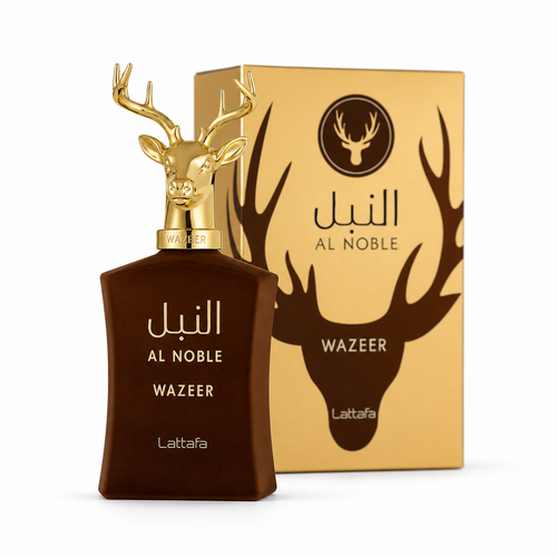 Al Noble Wazeer — Lattafa — Frasco e embalagem