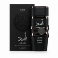 Asad Elixir — Lattafa — Frasco e embalagem