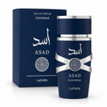 Asad Zanzibar — Lattafa — Frasco e embalagem