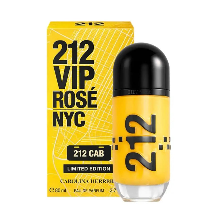 Frasco do perfume 212 VIP Rosé Cab da Carolina Herrera, disponível na Now Parfum.