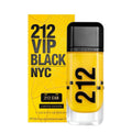 Frasco do perfume 212 VIP Black Cab da Carolina Herrera, disponível na Now Parfum.