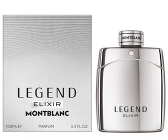 Frasco do perfume Legend Elixir Montblanc 100ml, disponível na Now Parfum.