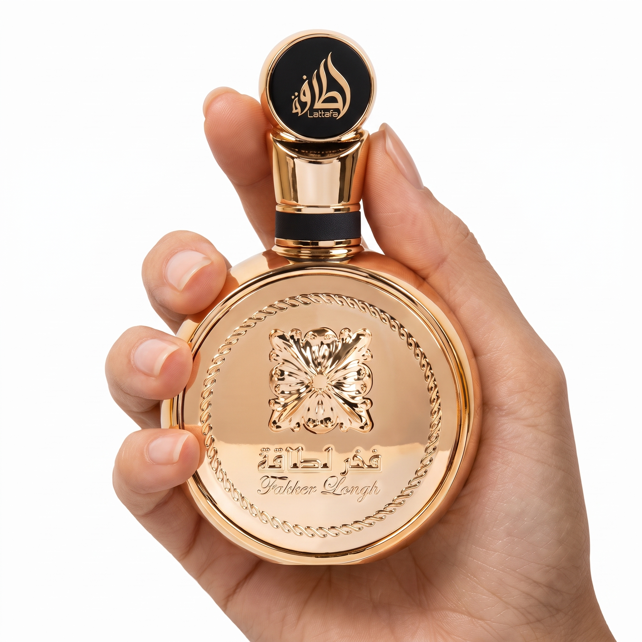 Fakhar Gold — Lattafa — Na mão