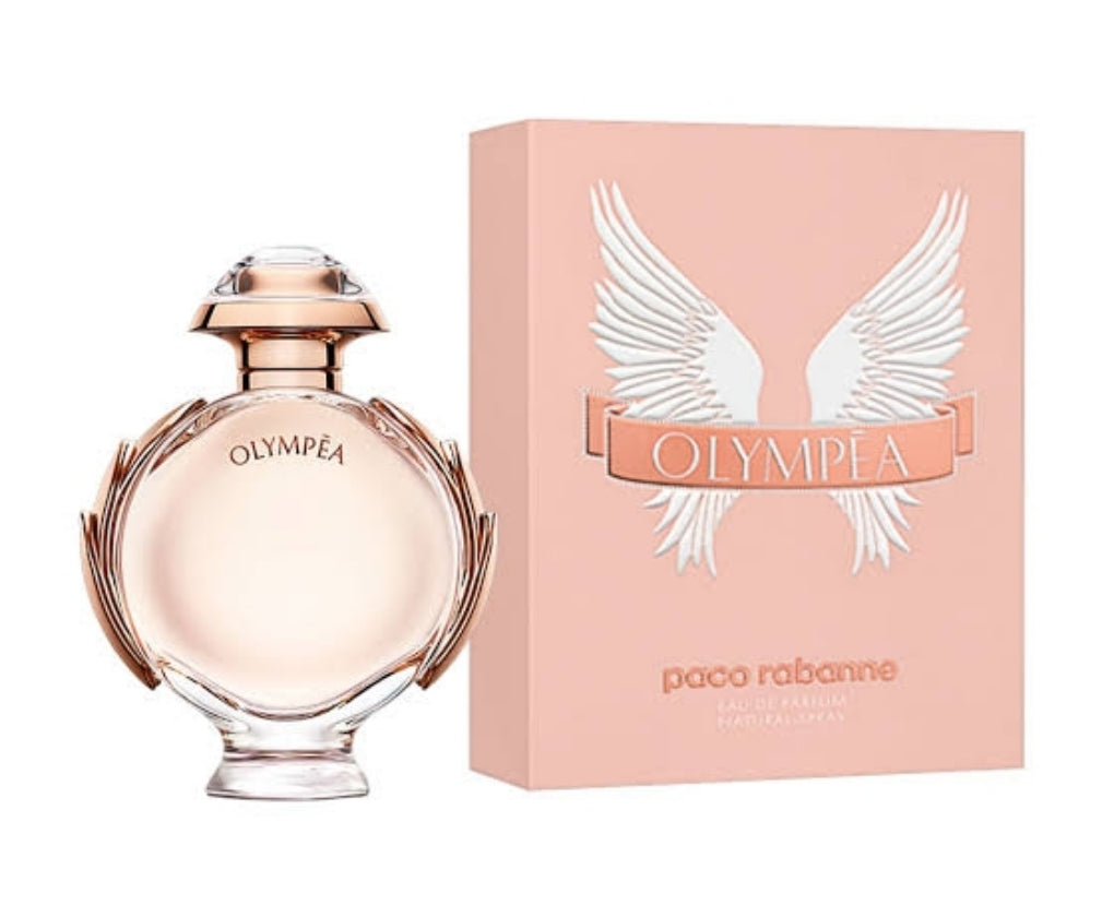 Frasco do perfume Olympéa da Paco Rabanne, disponível na Now Parfum.