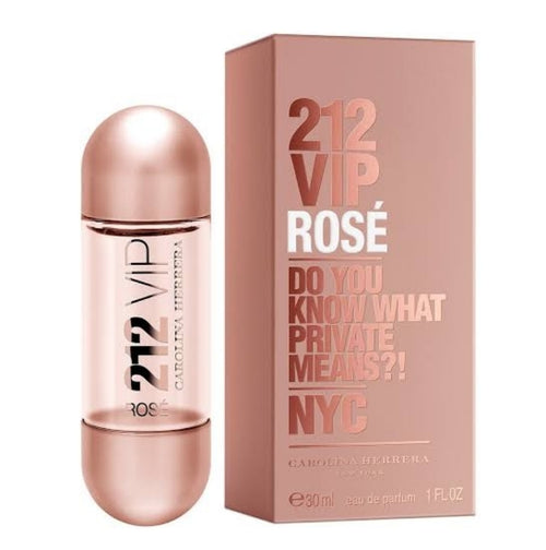 Frasco do perfume 212 VIP Rosé da Carolina Herrera, disponível na Now Parfum.
