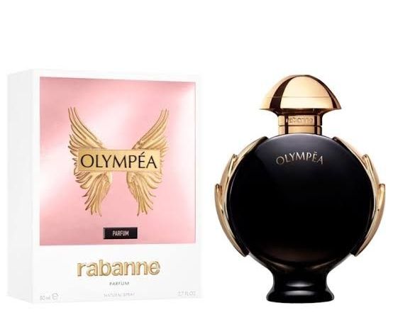 Frasco do perfume Olympéa Parfum da Paco Rabanne, disponível na Now Parfum.