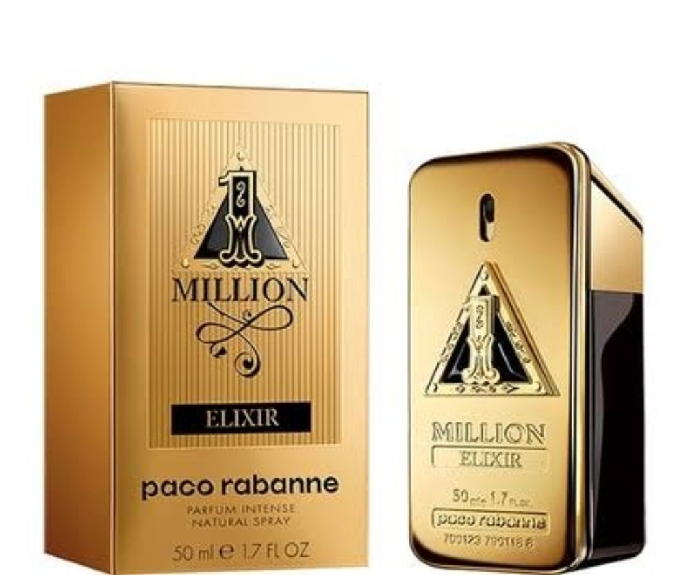 Frasco do perfume 1 Million Elixir da Paco Rabanne, disponível na Now Parfum.