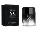 Frasco do perfume XS Black da Paco Rabanne, disponível na Now Parfum.