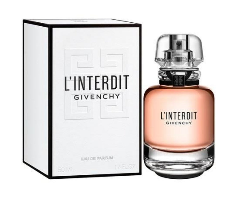Frasco do perfume L'Interdit da Givenchy, disponível na Now Parfum.