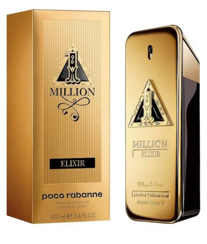 Frasco do perfume 1 Million Elixir da Paco Rabanne, disponível na Now Parfum.