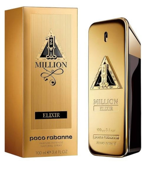 Frasco do perfume 1 Million Elixir da Paco Rabanne, disponível na Now Parfum.
