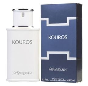 Frasco do perfume Kouros Eau de Toilette 100ml, disponível na Now Parfum.