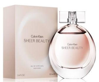 Frasco do perfume CK Beauty Sheer da Calvin Klein, perfume feminino disponível na Now Parfum.