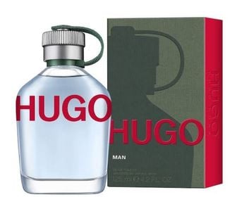 Frasco do perfume Hugo Man Eau de Toilette 200ml, disponível na Now Parfum.