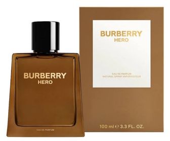 Frasco do perfume Burberry Hero Eau de Parfum 100ml, disponível na Now Parfum.